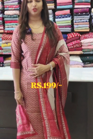 Printed Cotton Designer Kurta For Women