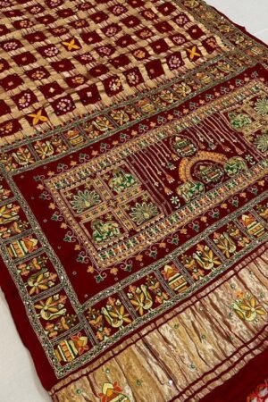 Traditional Gharchola Saree (Airavat)