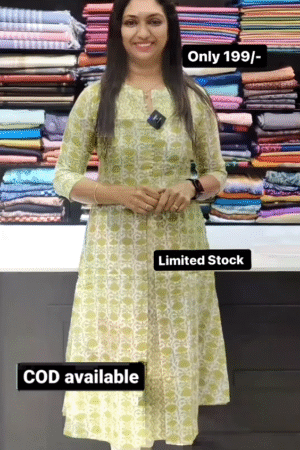 Cotton Regular Wear Dress