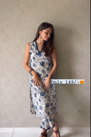 Regular Wear Cotton Printed Suit Set