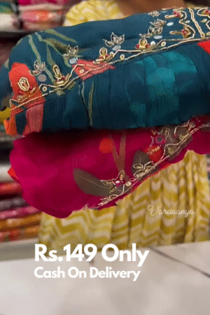Aliya Cut Most Selling Blue Dress With Dupatta