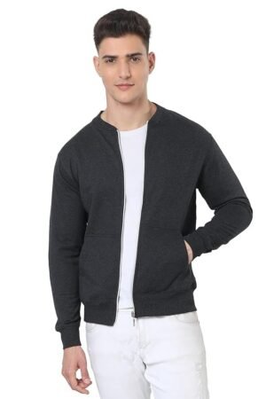 All Weather Gear Men's Cotton Regular Fit Solid Varsity Regular Jacket