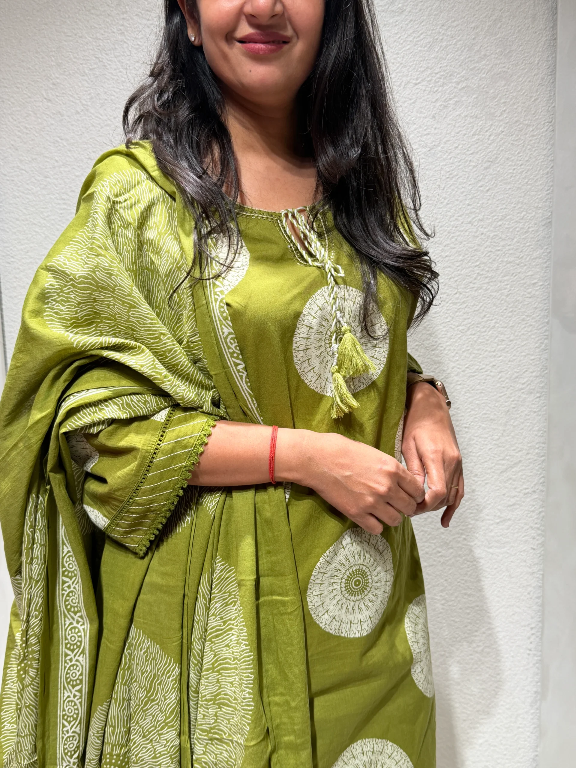 Premium Cotton Suit Set – Green - Image 7