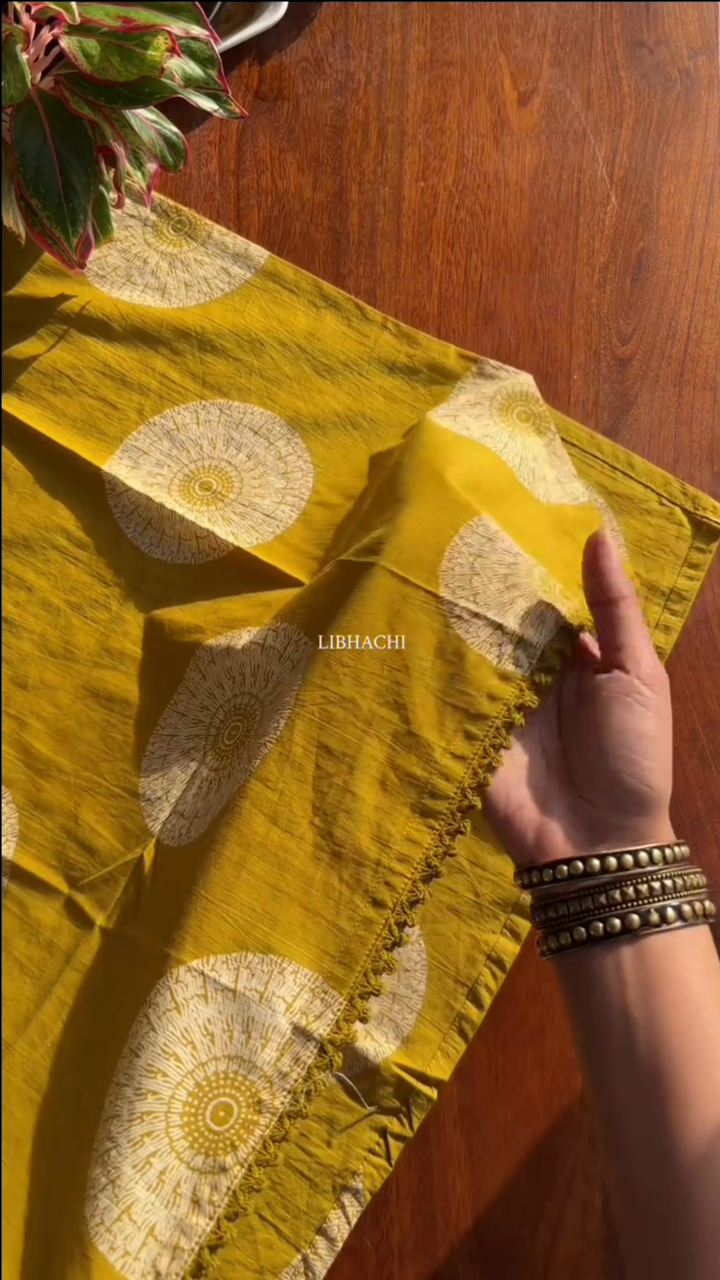 Premium Cotton Suit Set – Yellow - Image 4